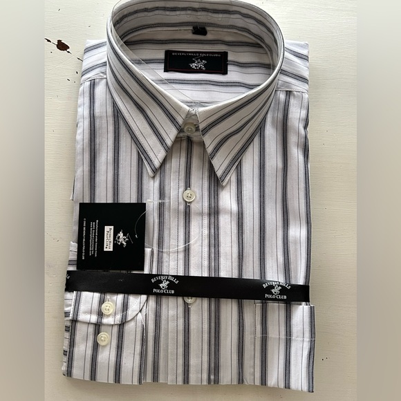 Beverly Hills Polo Club long sleeved men’s shirt size large - Picture 1 of 4